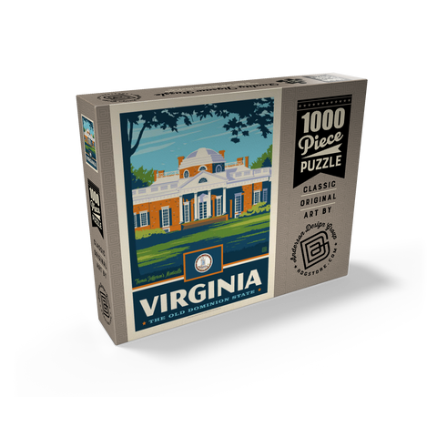 Virginia: The Old Dominion State 1000 Jigsaw Puzzle box view2