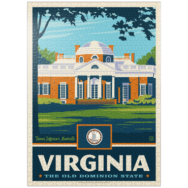 puzzleplate Virginia: The Old Dominion State 1000 Jigsaw Puzzle