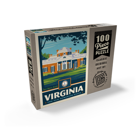 Virginia: The Old Dominion State 100 Jigsaw Puzzle box view2