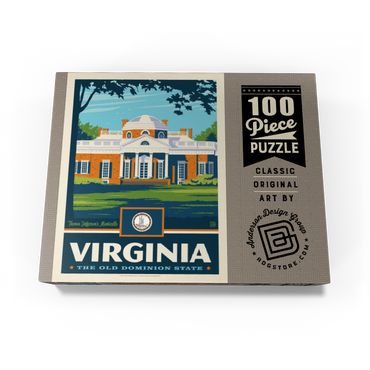 Virginia: The Old Dominion State 100 Jigsaw Puzzle box view3