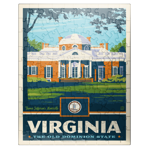 puzzleplate Virginia: The Old Dominion State 100 Jigsaw Puzzle