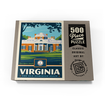 Virginia: The Old Dominion State 500 Jigsaw Puzzle box view3
