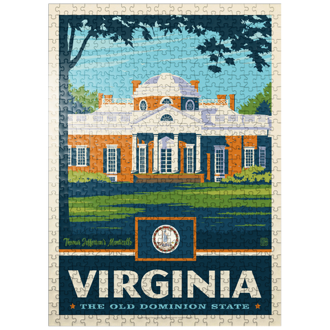 puzzleplate Virginia: The Old Dominion State 500 Jigsaw Puzzle