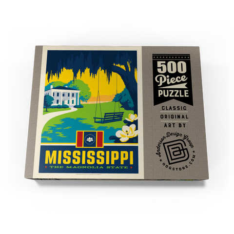 Mississippi: The Magnolia State 500 Jigsaw Puzzle box view3