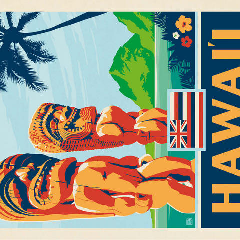 Hawai'i: The Island Of Aloha 100 Jigsaw Puzzle 3D Modell