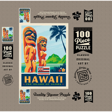 Hawai'i: The Island Of Aloha 100 Jigsaw Puzzle box 3D Modell
