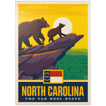 puzzleplate North Carolina: The Tar Heel State 1000 Jigsaw Puzzle