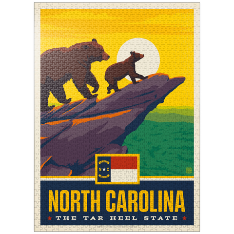 puzzleplate North Carolina: The Tar Heel State 1000 Jigsaw Puzzle