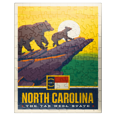 puzzleplate North Carolina: The Tar Heel State 100 Jigsaw Puzzle