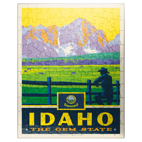 puzzleplate Idaho: The Gem State 100 Jigsaw Puzzle