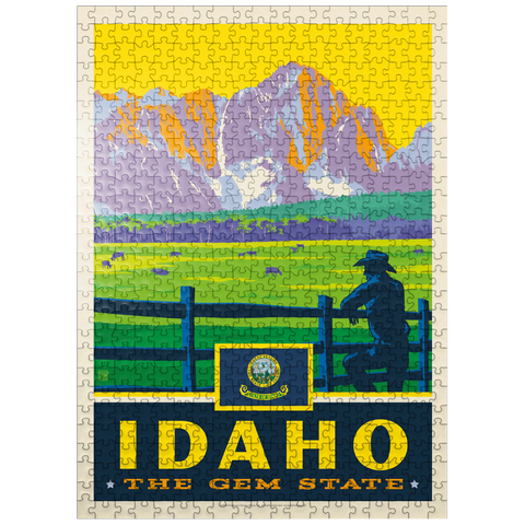 puzzleplate Idaho: The Gem State 500 Jigsaw Puzzle