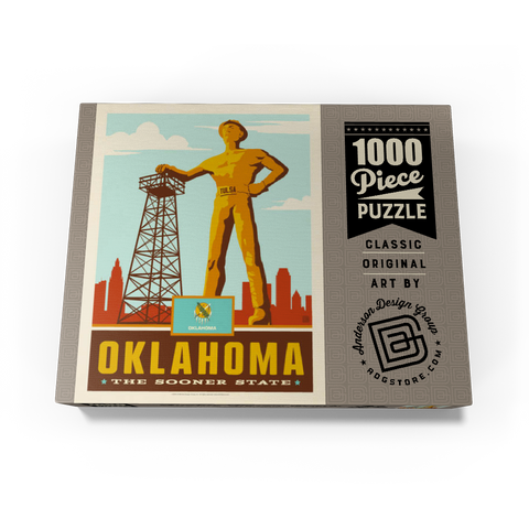 Oklahoma: The Sooner State 1000 Jigsaw Puzzle box view3