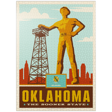 puzzleplate Oklahoma: The Sooner State 1000 Jigsaw Puzzle