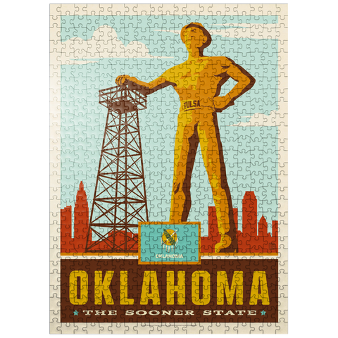 puzzleplate Oklahoma: The Sooner State 500 Jigsaw Puzzle