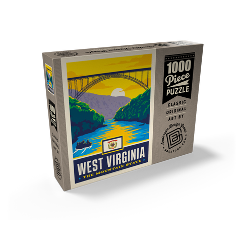 West Virginia: The Mountain State 1000 Jigsaw Puzzle box view2