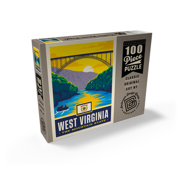 West Virginia: The Mountain State 100 Jigsaw Puzzle box view2