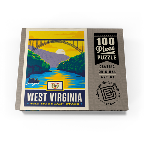 West Virginia: The Mountain State 100 Jigsaw Puzzle box view3
