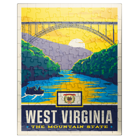 puzzleplate West Virginia: The Mountain State 100 Jigsaw Puzzle