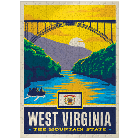puzzleplate West Virginia: The Mountain State 300 Jigsaw Puzzle