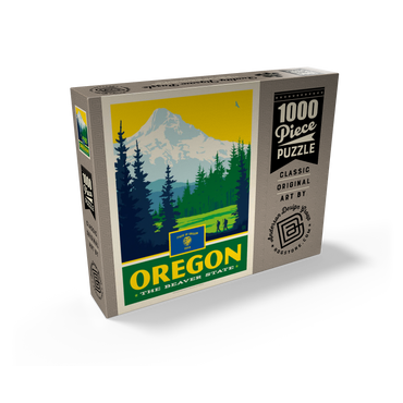 Oregon: The Beaver State 1000 Jigsaw Puzzle box view2