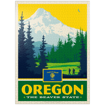 puzzleplate Oregon: The Beaver State 1000 Jigsaw Puzzle