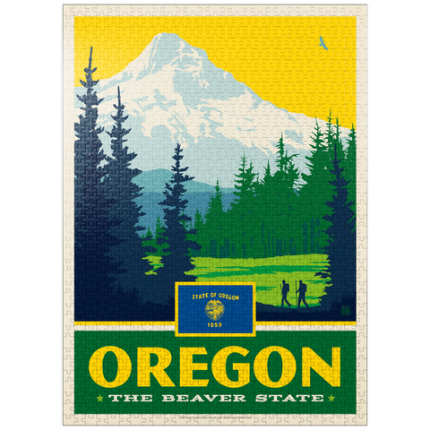 puzzleplate Oregon: The Beaver State 1000 Jigsaw Puzzle