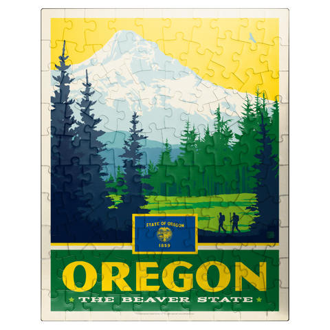 puzzleplate Oregon: The Beaver State 100 Jigsaw Puzzle