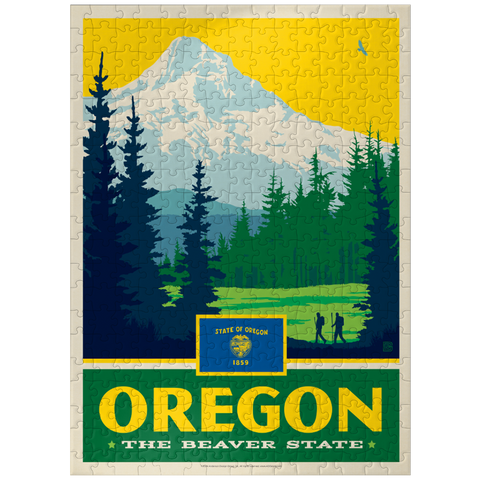 puzzleplate Oregon: The Beaver State 300 Jigsaw Puzzle