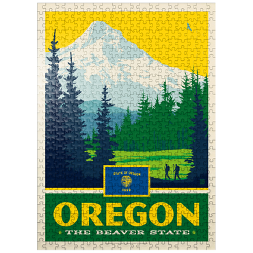 puzzleplate Oregon: The Beaver State 500 Jigsaw Puzzle