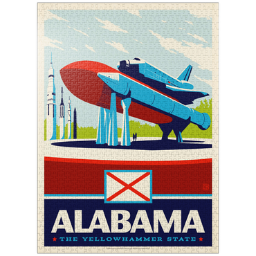 puzzleplate Alabama: The Yellowhammer State 1000 Jigsaw Puzzle