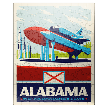 puzzleplate Alabama: The Yellowhammer State 100 Jigsaw Puzzle