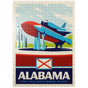 puzzleplate Alabama: The Yellowhammer State 500 Jigsaw Puzzle