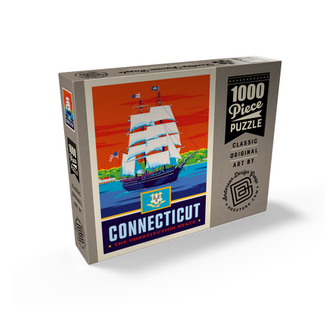 Connecticut: The Constitution State 1000 Jigsaw Puzzle box view2