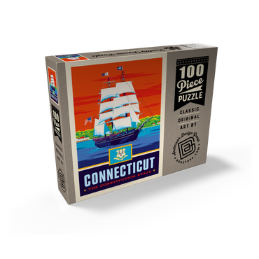 Connecticut: The Constitution State 100 Jigsaw Puzzle box view2