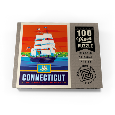 Connecticut: The Constitution State 100 Jigsaw Puzzle box view3