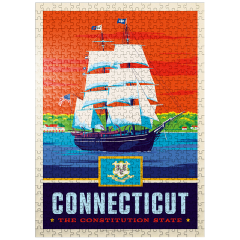 puzzleplate Connecticut: The Constitution State 500 Jigsaw Puzzle