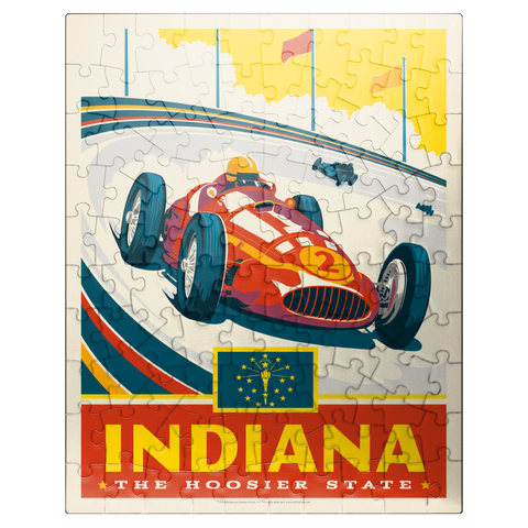 puzzleplate Indiana: The Hoosier State 100 Jigsaw Puzzle