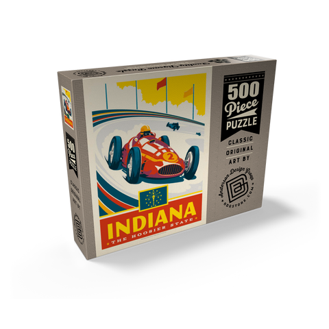 Indiana: The Hoosier State 500 Jigsaw Puzzle box view2