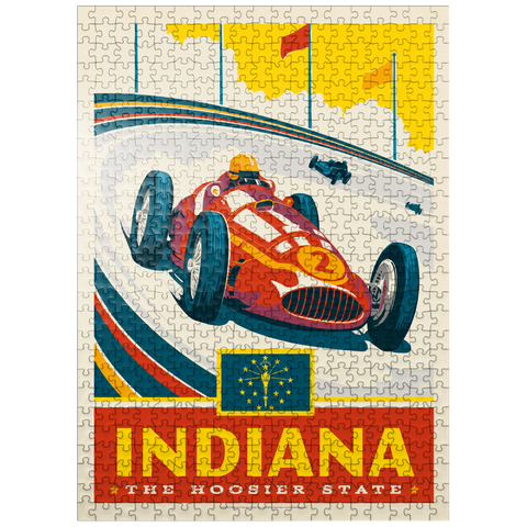 puzzleplate Indiana: The Hoosier State 500 Jigsaw Puzzle