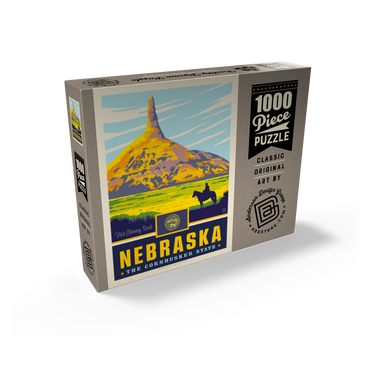 Nebraska: The Cornhusker State 1000 Jigsaw Puzzle box view2