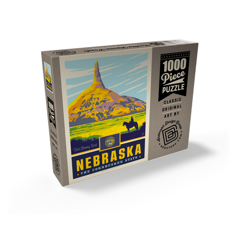 Nebraska: The Cornhusker State 1000 Jigsaw Puzzle box view2