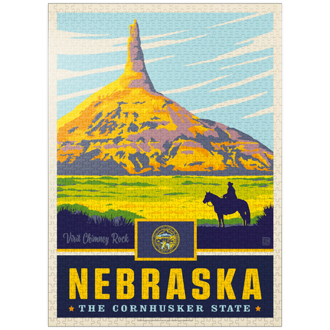 puzzleplate Nebraska: The Cornhusker State 1000 Jigsaw Puzzle
