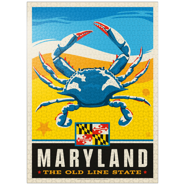 puzzleplate Maryland: The Old Line State 1000 Jigsaw Puzzle