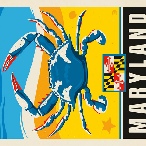 Maryland: The Old Line State 100 Jigsaw Puzzle 3D Modell