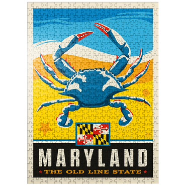 puzzleplate Maryland: The Old Line State 500 Jigsaw Puzzle
