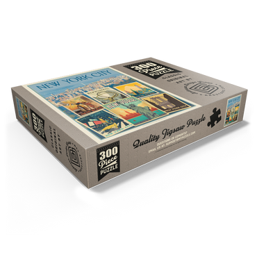 New York City: Multi-Image Collage Print, Vintage Poster 300 Jigsaw Puzzle box view1