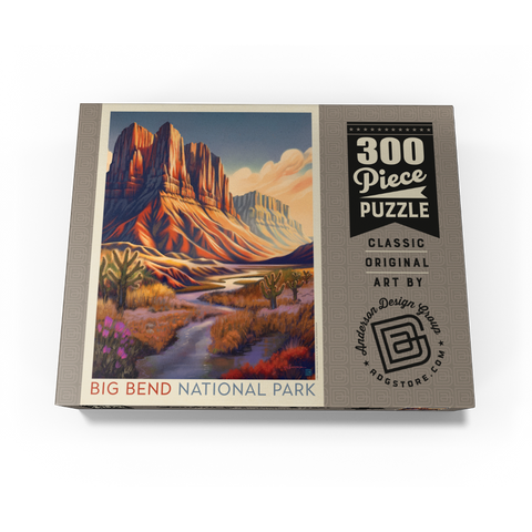 Big Bend National Park: Wonderland, Vintage Poster 300 Jigsaw Puzzle box view3