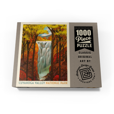 Cuyahoga Valley National Park: Autumn Glory, Vintage Poster 1000 Jigsaw Puzzle box view3