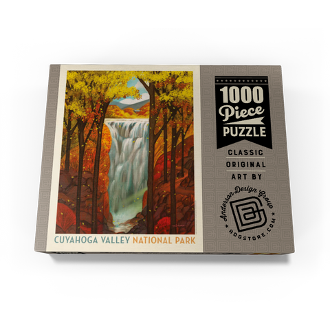 Cuyahoga Valley National Park: Autumn Glory, Vintage Poster 1000 Jigsaw Puzzle box view3