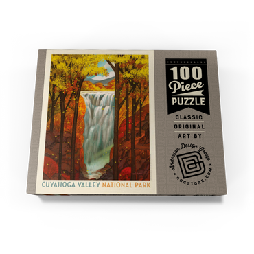 Cuyahoga Valley National Park: Autumn Glory, Vintage Poster 100 Jigsaw Puzzle box view3